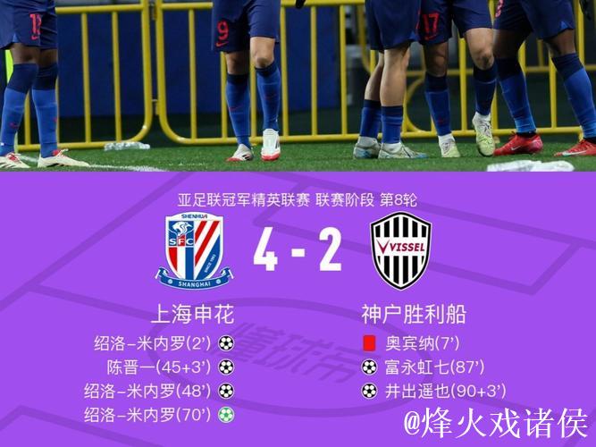 亚冠-路易斯罚失点球米内罗进球无效 申花0-2不敌神户胜利船 亚冠-路易斯罚失点球米内罗进球无效 申花0-2不敌神户胜利船